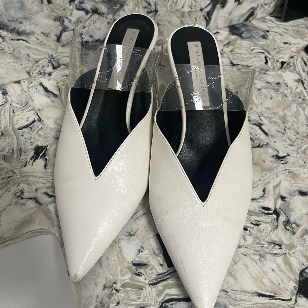 Stella Mccartney White Mules